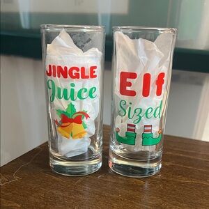 Christmas NEW Shot Glass Set - Jingle Juice & Elf Sized